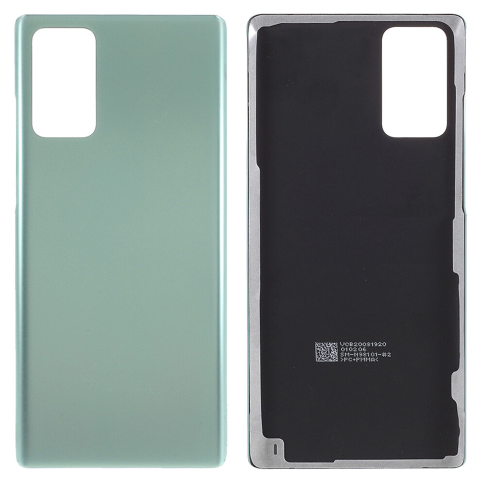 (Green) For Samsung Galaxy Note20 N980/Note20 5G N981 Battery Housing Cover With Adhesive Sticker (Without Logo) Green 6914270821521