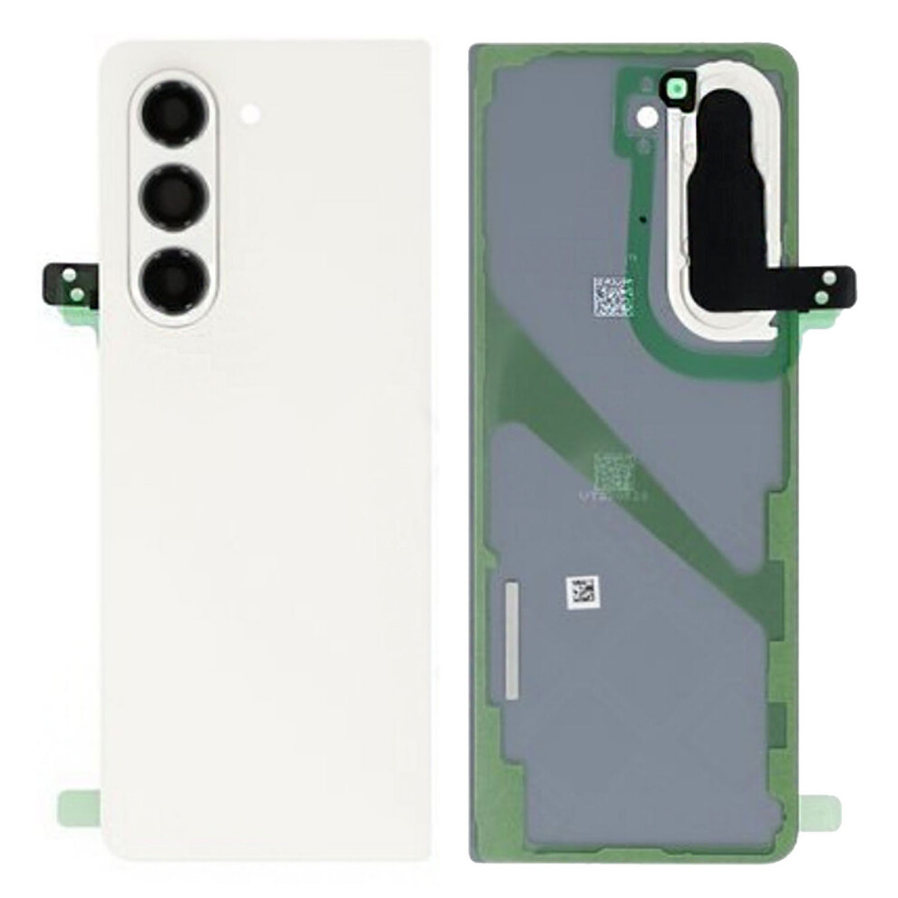 (Cream) For Samsung Galaxy Z Fold5 5G F946 Battery Housing With Adhesive Sticker+Camera Lens Cover (Without Logo) Cream 6914275180692