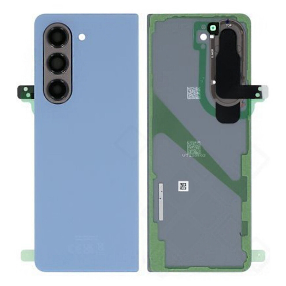 (Blue) For Samsung Galaxy Z Fold5 5G F946 Battery Housing With Adhesive Sticker+Camera Lens Cover (Without Logo) Blue 6914275900641