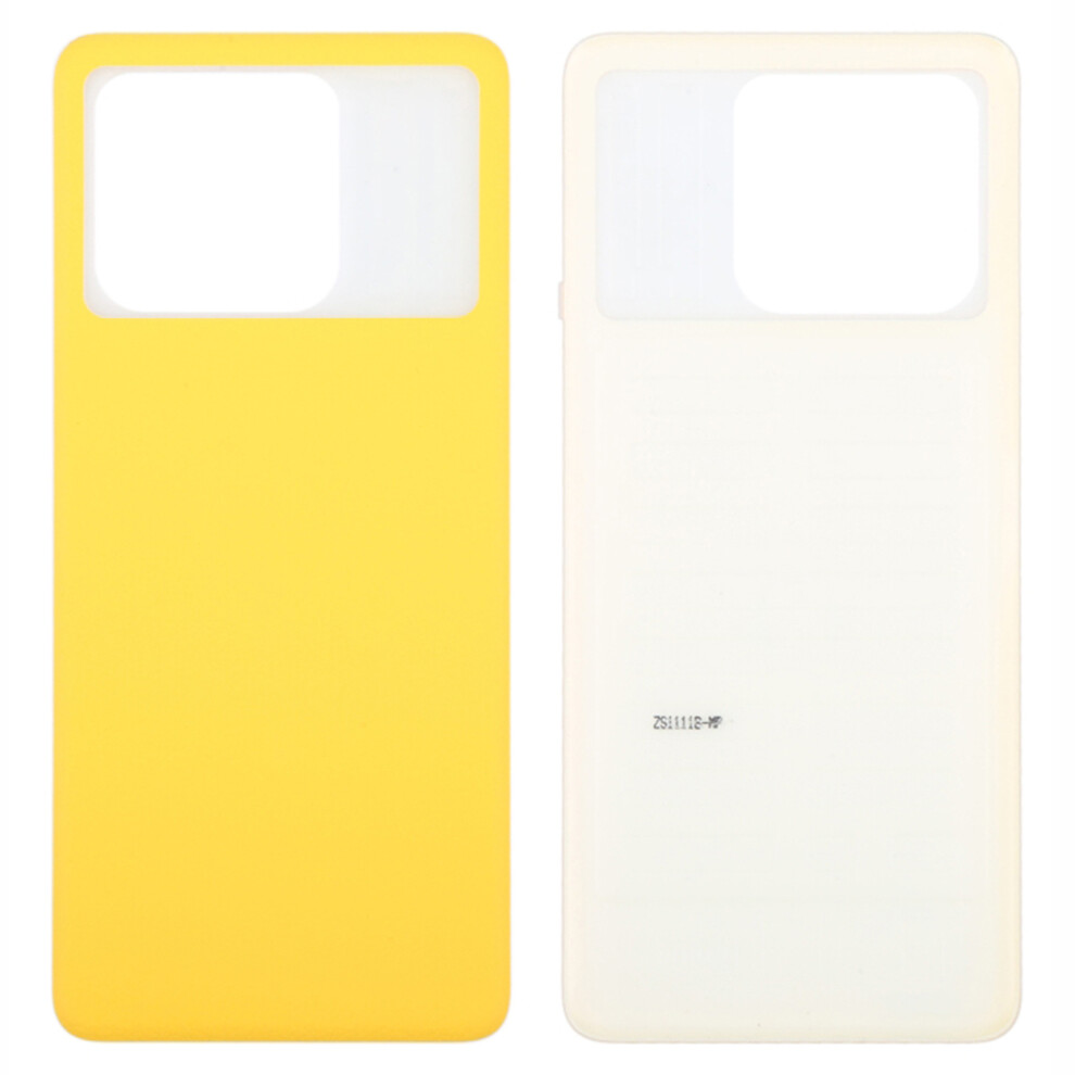 (Yellow) For Xiaomi Poco X6 Pro 5G Oem Battery Door Cover Replacement Part Yellow 6914272003567