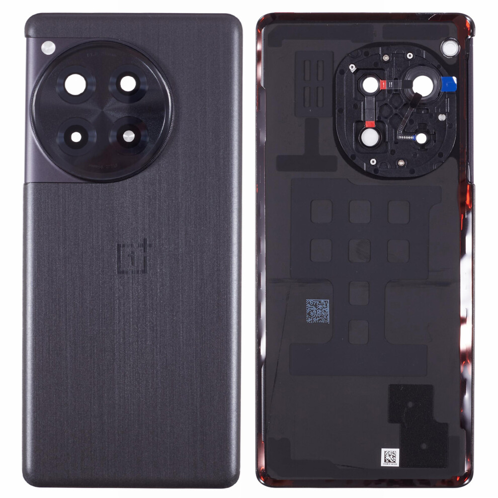 (Grey) For Oneplus 12R 5G Oem Battery Housing With Adhesive Sticker+Camera Lens Cover Grey 6914279757364