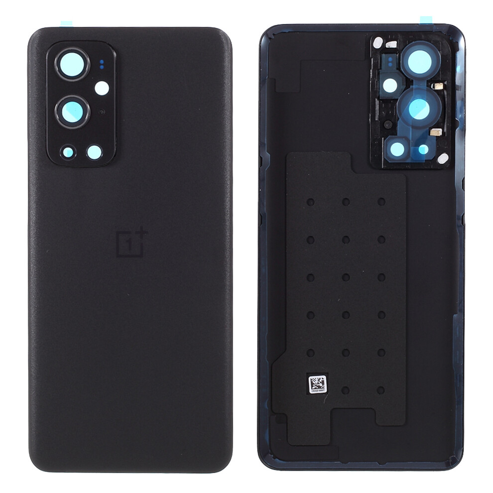 (Black) For Oneplus 9 Pro 5G Oem Battery Housing Cover Repair Part+Camera Lens Cover Black 6914272378016