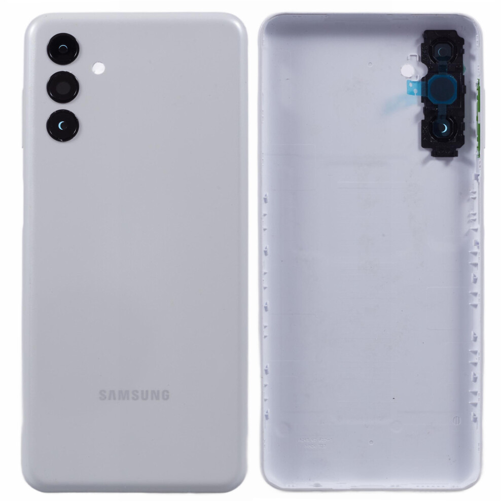 (White) For Samsung Galaxy A04s 4G (164.7 X 76.7 X 9.1 Mm) A047 Oem Battery Housing With Camera Lens Cover Replacement Part White 6914272015492