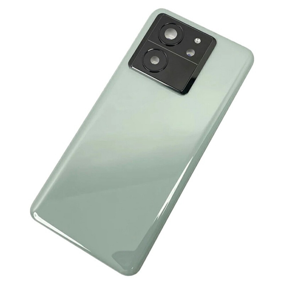 (Green) For Xiaomi 13T/13T Pro Back Battery Housing Cover With Camera Ring Lens Cover Spare Part (Without Logo) Green 6914276050949