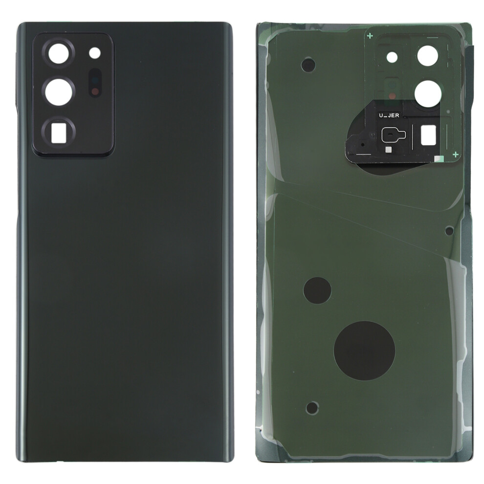 (Black) For Samsung Galaxy Note20 Ultra N985/Note20 Ultra 5G N986 Battery Housing With Adhesive Sticker+Camera Lens Cover Black 6914272785807
