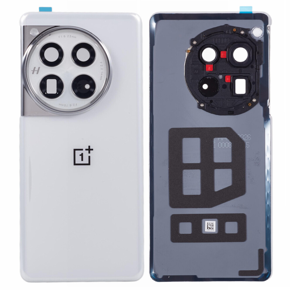 (White) For Oneplus 12 5G Oem Battery Housing With Adhesive Sticker+Camera Lens Cover White 6914271496780