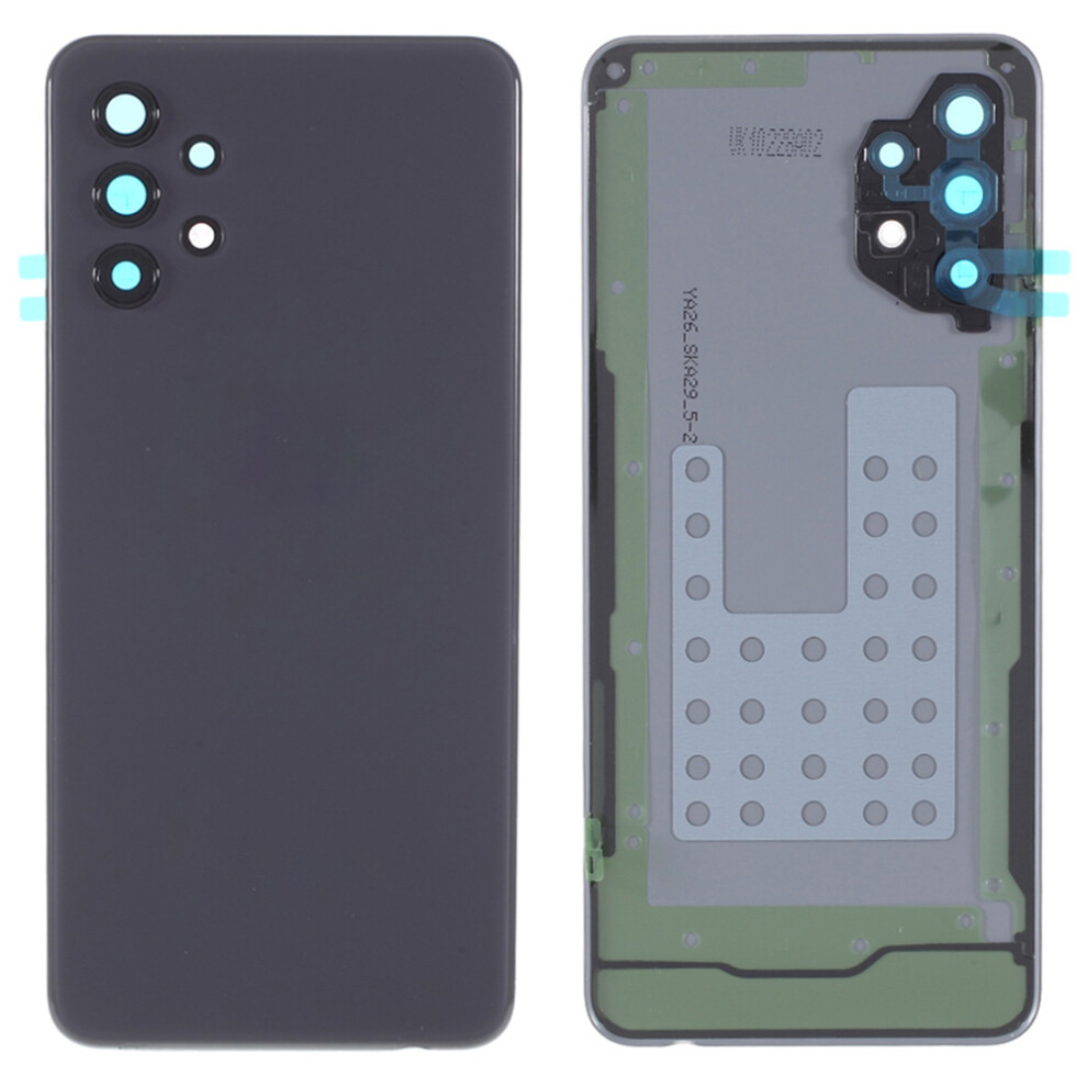 (Black) For Samsung Galaxy A32 5G A326 Battery Housing With Adhesive Sticker+Camera Lens Cover (Without Logo) Black 6914277048952