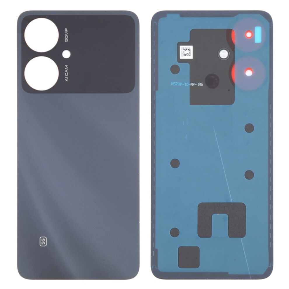(Black) For Xiaomi Poco M6 5G Oem Battery Door Cover Replacement Part Black 6914270273443