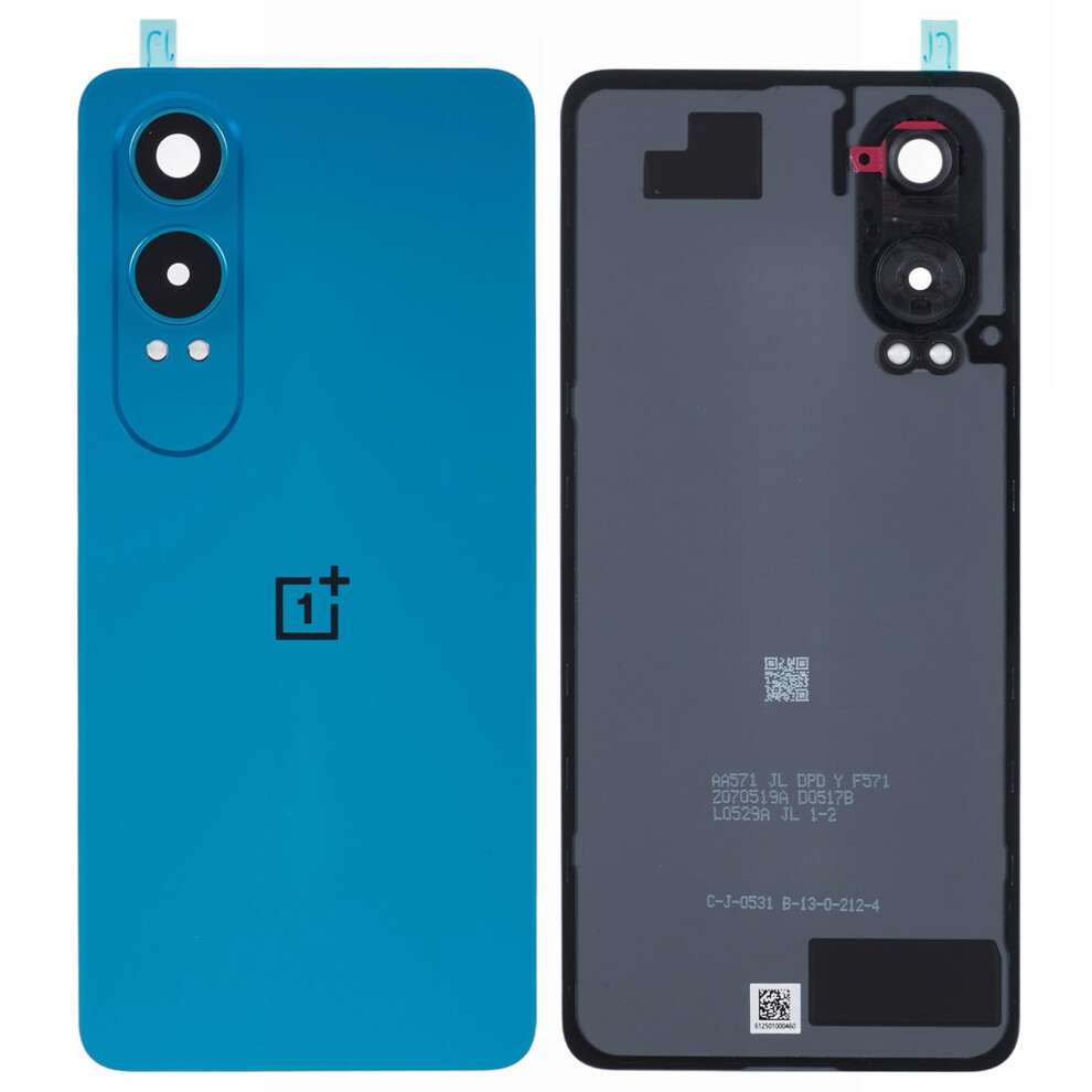 (Blue) For Oneplus Nord Ce4 Lite 5G Oem Battery Housing With Adhesive Sticker+Camera Lens Cover Blue 6914278404801