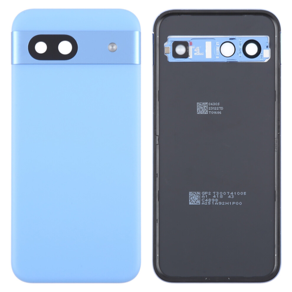 (Blue) For Google Pixel 8A Battery Housing With Camera Lens Cover Blue 6914279279972