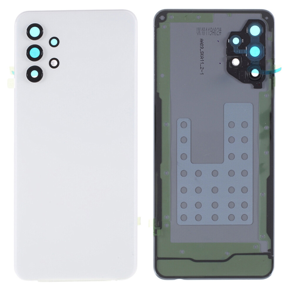 (White) For Samsung Galaxy A32 5G A326 Battery Housing With Adhesive Sticker+Camera Lens Cover (Without Logo) White 6914276805716