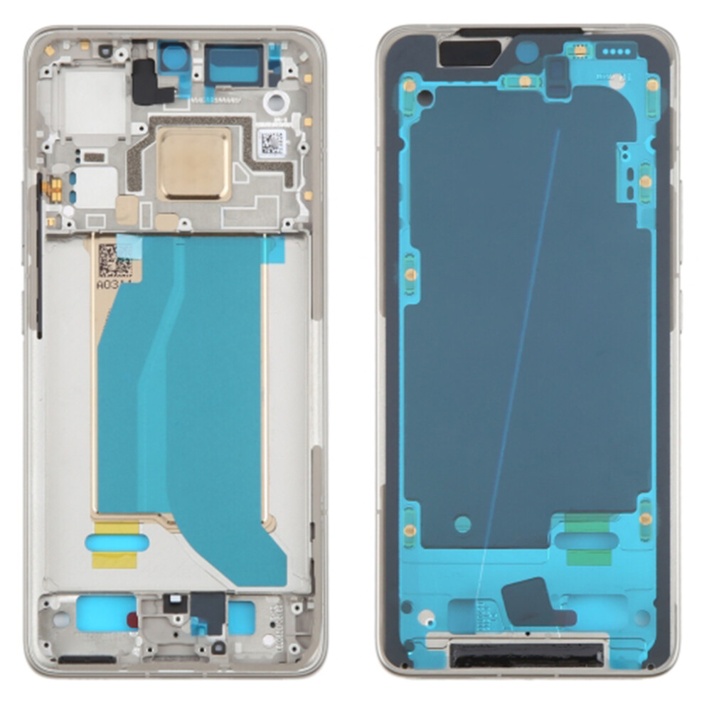 (Gold) For Xiaomi Redmi K70 Ultra/14T Pro Oem Middle Plate Frame Repair Part (A-Side) (Without Logo) Gold 6914270120211