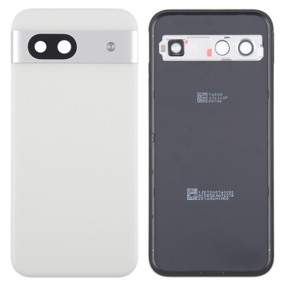 (White) For Google Pixel 8A Battery Housing With Camera Lens Cover White 6914274128176