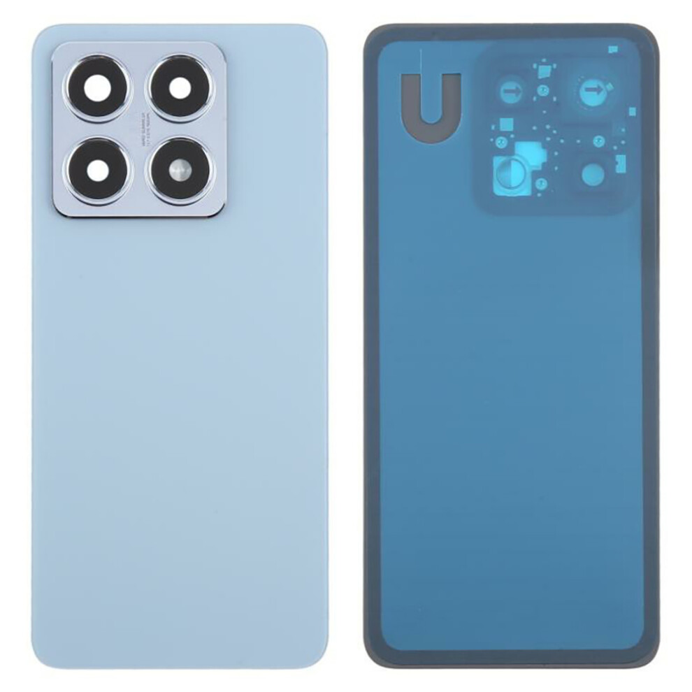 (Blue) For Xiaomi 14T Oem Battery Housing Back Cover With Camera Ring Lens Cover Replacement Blue 6914274037218