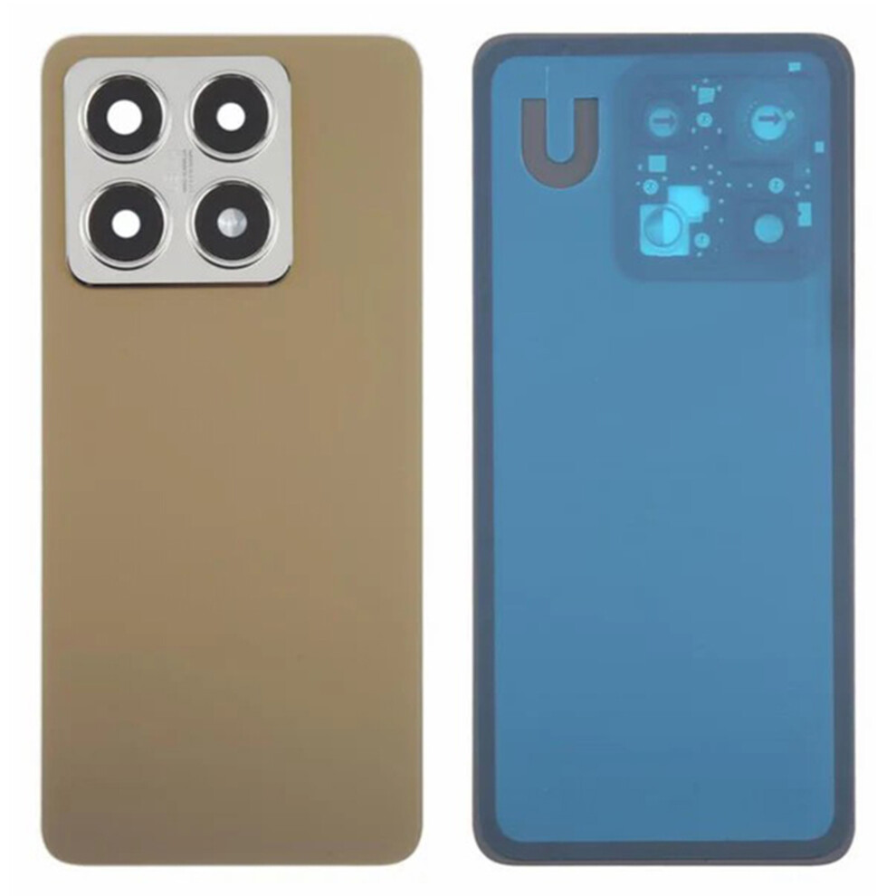 (Gold) For Xiaomi 14T Oem Battery Housing Back Cover With Camera Ring Lens Cover Replacement Gold 6914279851826