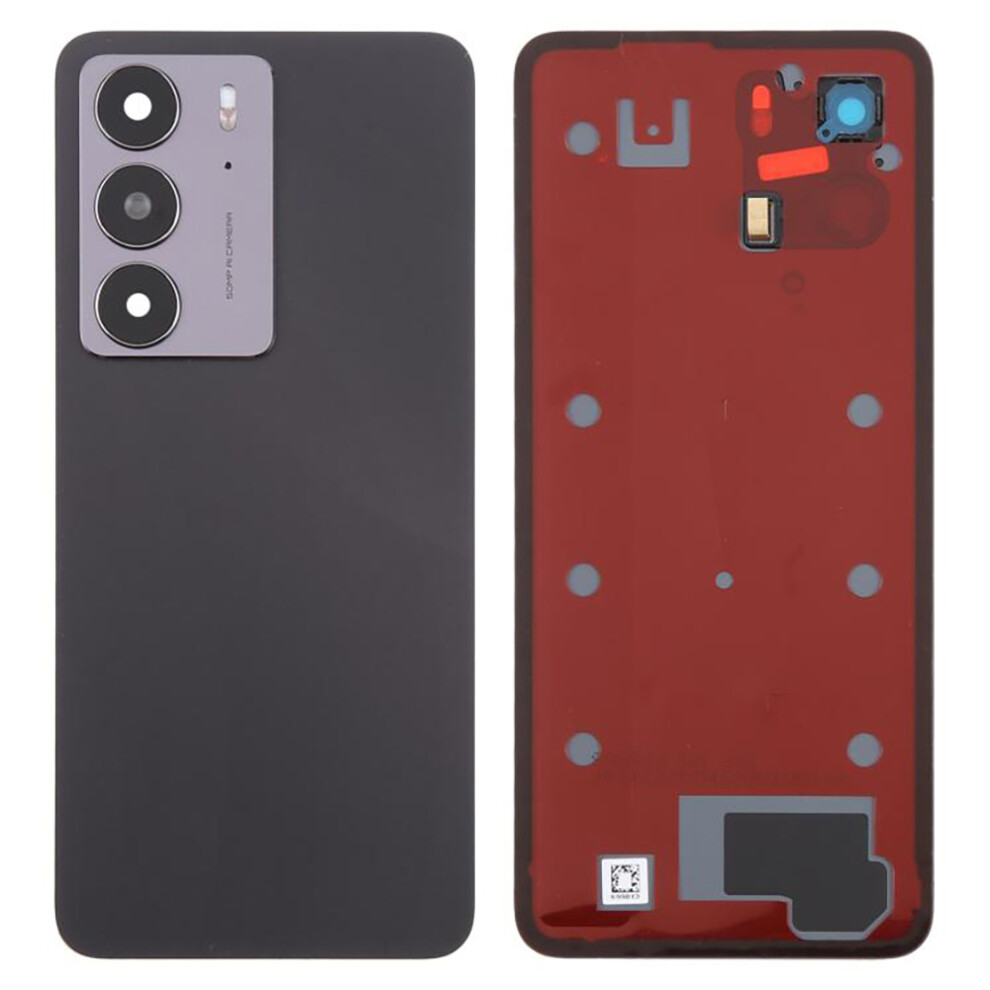 (Black) For Realme C75 4G Oem Battery Housing Back Cover With Camera Ring Lens Cover Replacement Black 6914271296984