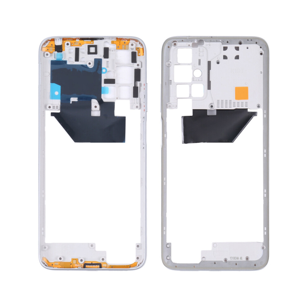 (White) For Xiaomi Redmi 10/10 Prime/10 2022/Note 11 4G Middle Housing Plate Frame Oem White 6914271288200
