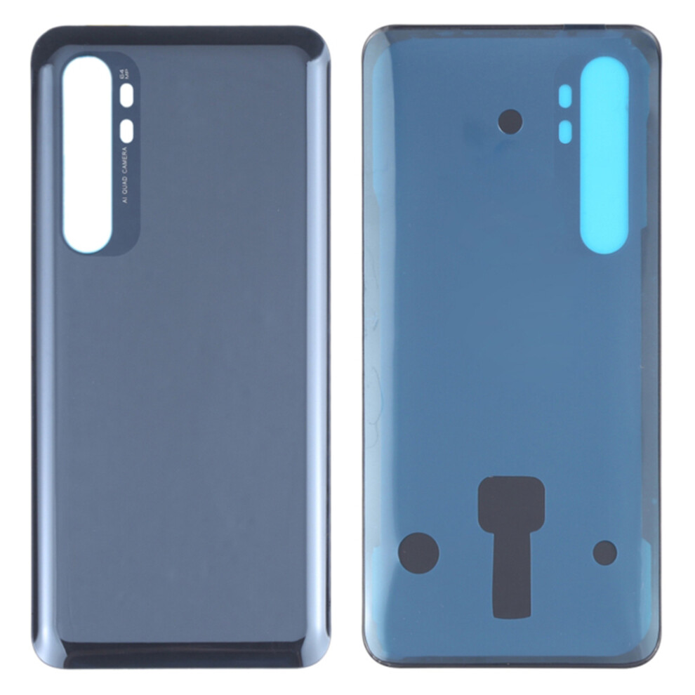 (Black) For Xiaomi Mi Note 10 Lite Back Battery Housing Cover Part (Without Logo) Black 6914273561677