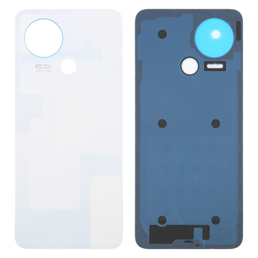 (White) For Tecno Spark 10 5G Back Battery Housing Cover Replacement Part White 6914274003411