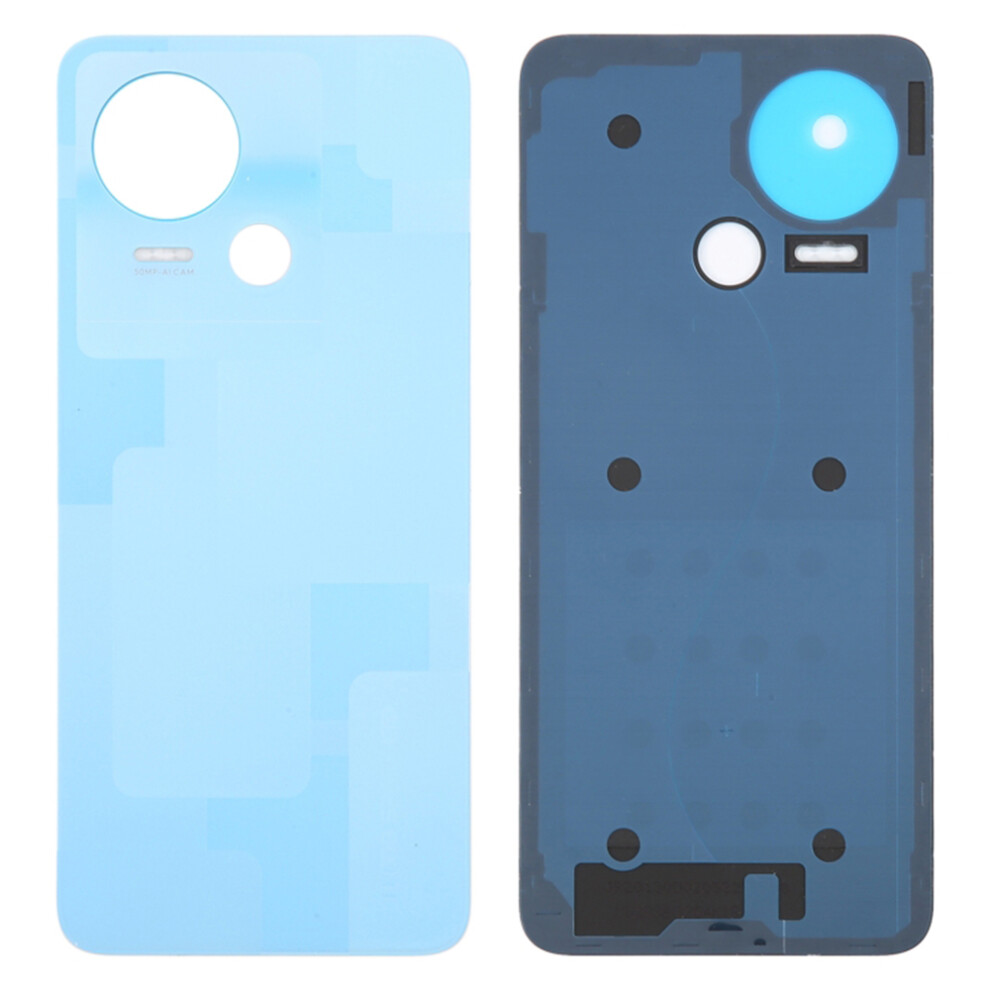 (Blue) For Tecno Spark 10 5G Back Battery Housing Cover Replacement Part Blue 6914270193604
