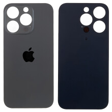 (Black) For iPhone 14 Pro Battery Housing Cover Repair Part (Big Hole)
