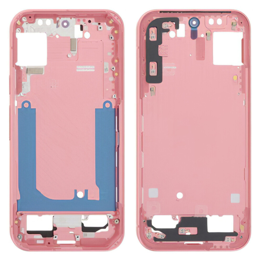 (Pink) For Google Pixel 9 Oem Middle Plate Frame Replacement (Without Logo) Pink 6914272064582