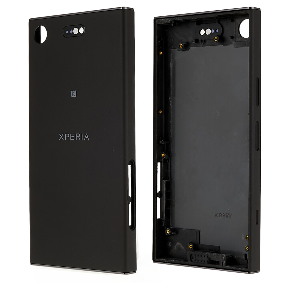 (Black) For Sony Xperia Xz1 Compact Oem Battery Door Cover Replacement Part Black 6914273767895