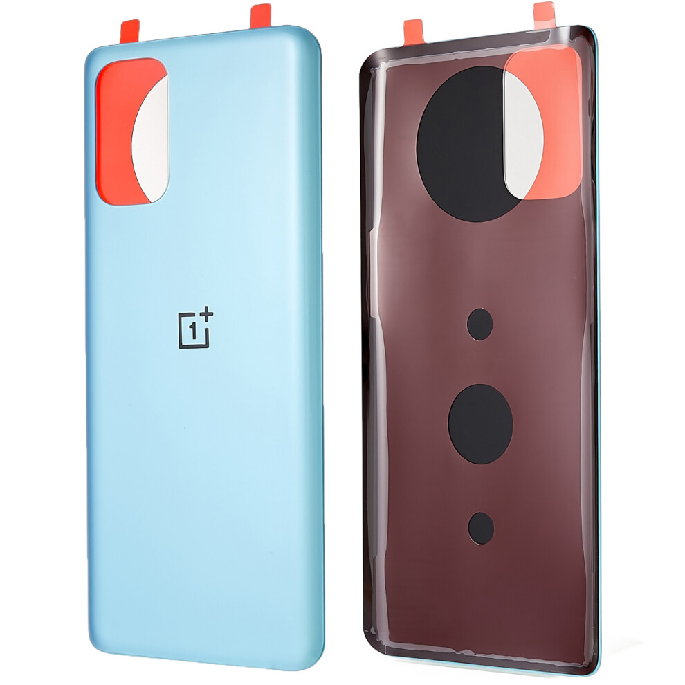 (Blue) For Oneplus 9R Oem Battery Housing With Adhesive Sticker Replacement Part Blue 6914272534580