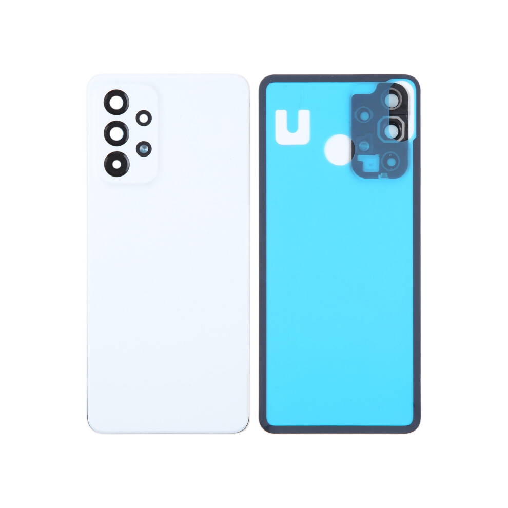 (White) For Samsung Galaxy A33 5G A336 Oem Battery Housing With Adhesive Sticker+Camera Lens Cover White 6914274732854
