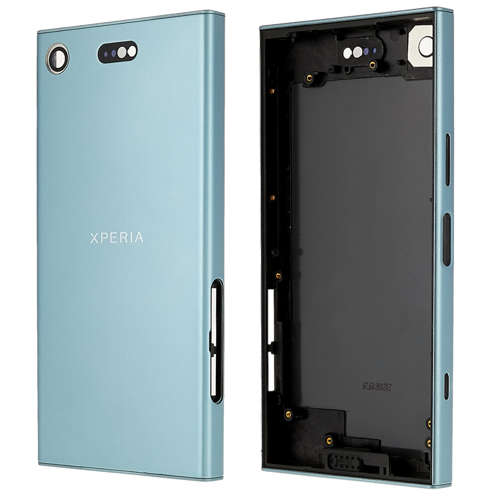 (Blue) For Sony Xperia Xz1 Compact Oem Battery Door Cover Replacement Part Blue 6914272654448
