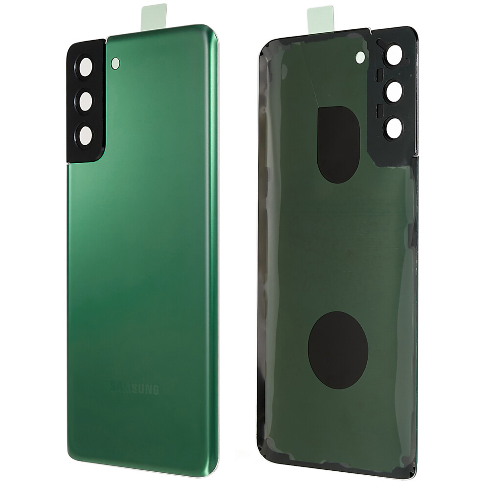 (Green) For Samsung Galaxy S21+ 5G G996 Battery Housing With Adhesive Sticker+Camera Lens Cover Green 6914271087285