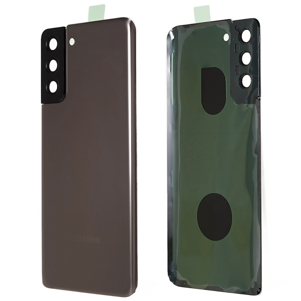(Gold) For Samsung Galaxy S21+ 5G G996 Battery Housing With Adhesive Sticker+Camera Lens Cover Gold 6914277714727