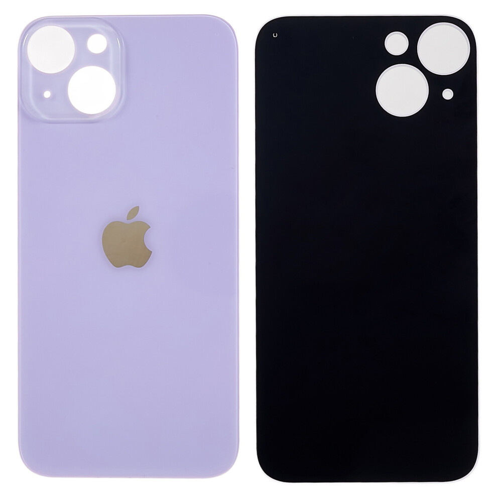 (Purple) For Iphone 14 Battery Housing Cover Repair Part (Big Hole) Purple 6914275183815
