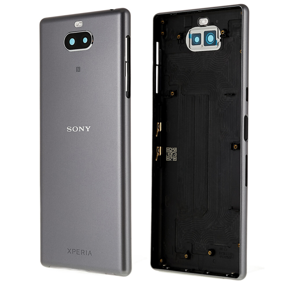 (Silver) For Sony Xperia 10 Oem Battery Door Cover Replacement Part Silver 6914271430685