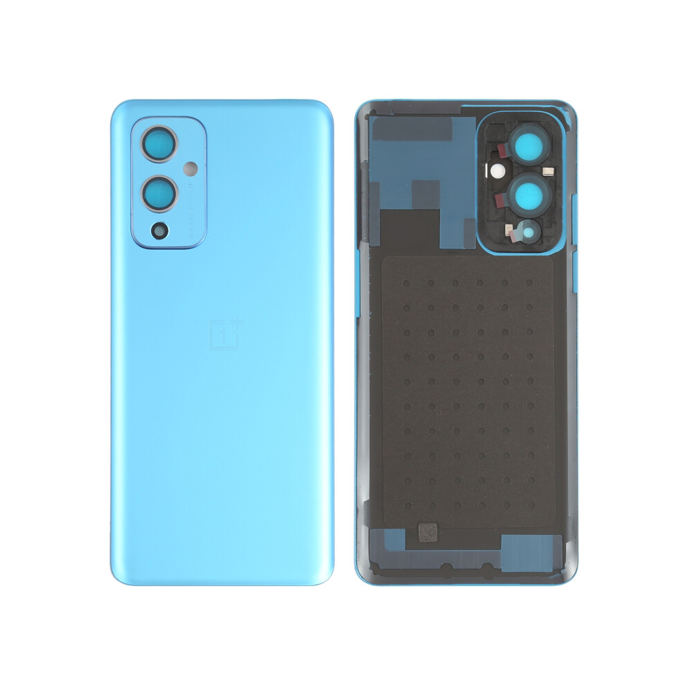 (Blue) For Oneplus 9 (Eu/Us Version) Oem Battery Housing With Adhesive Sticker+Camera Lens Cover Blue 6914272579918