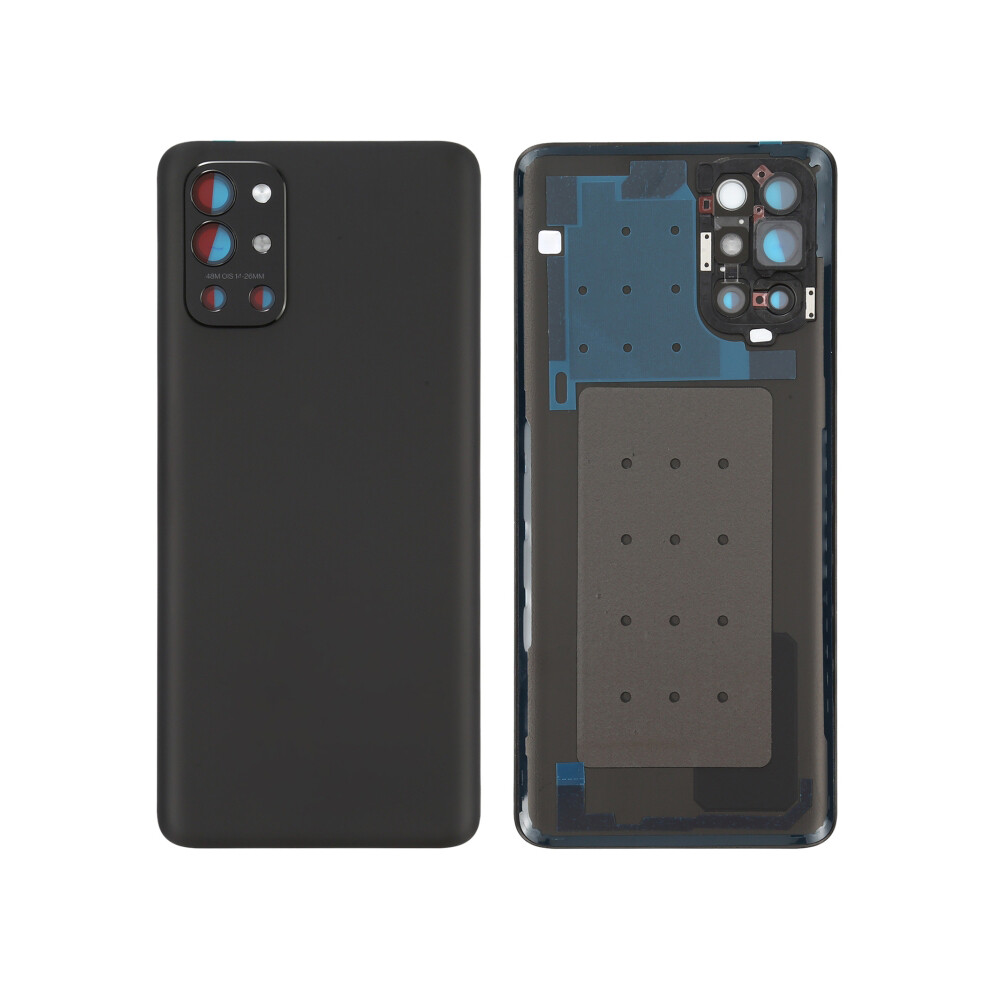(Black) For Oneplus 9R Oem Battery Housing With Adhesive Sticker+Camera Lens Cover Black 6914275108733