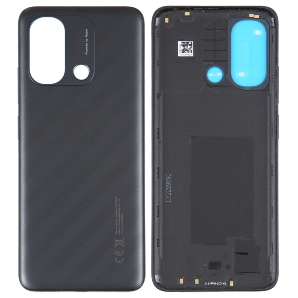 (Black) For Xiaomi Redmi 12C 4G Oem Rear Housing Back Cover Replacement Black 6914275705710