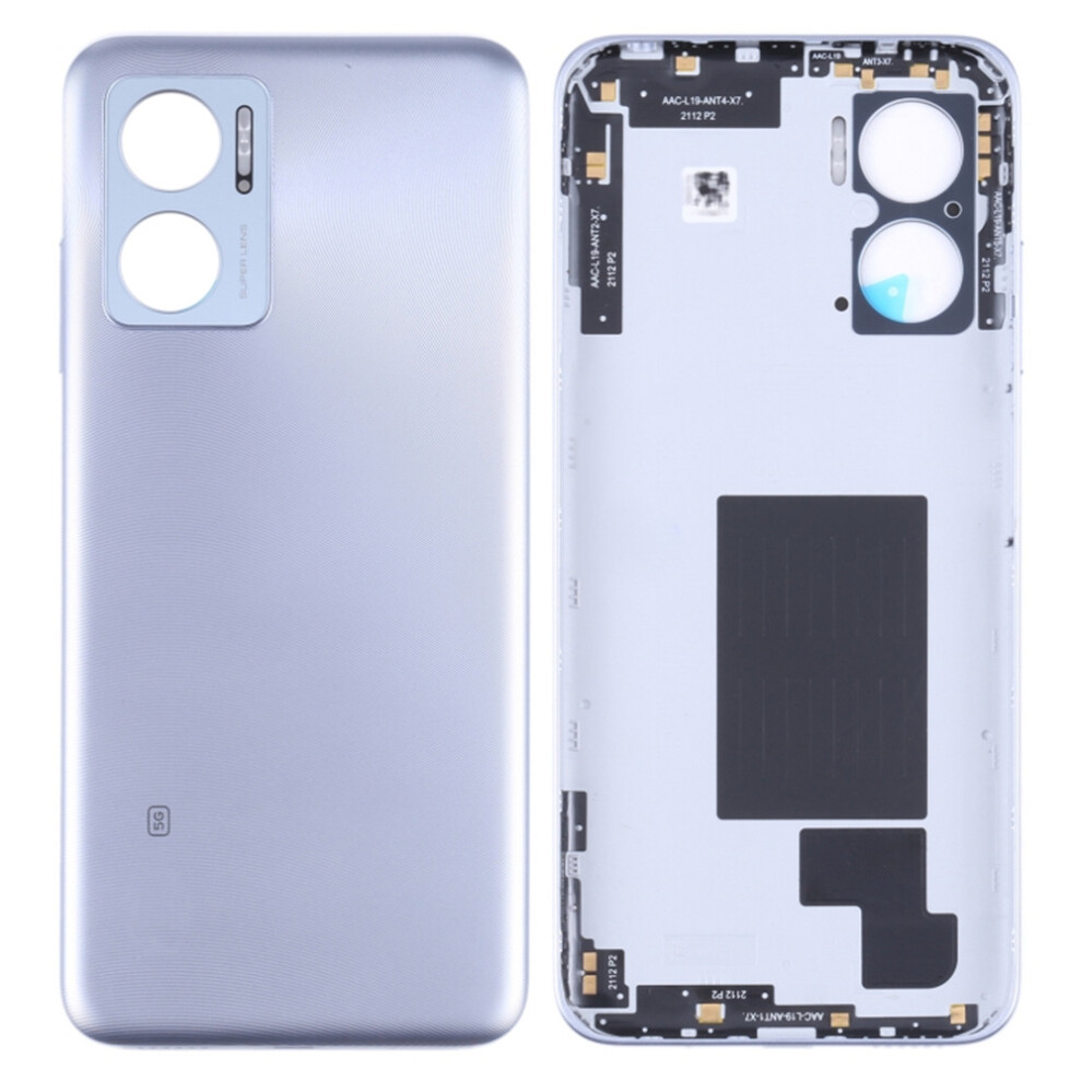 (Silver) For Xiaomi Redmi Note 11E 5G Oem Phone Housing Back Cover Replacement Silver 6914272066463