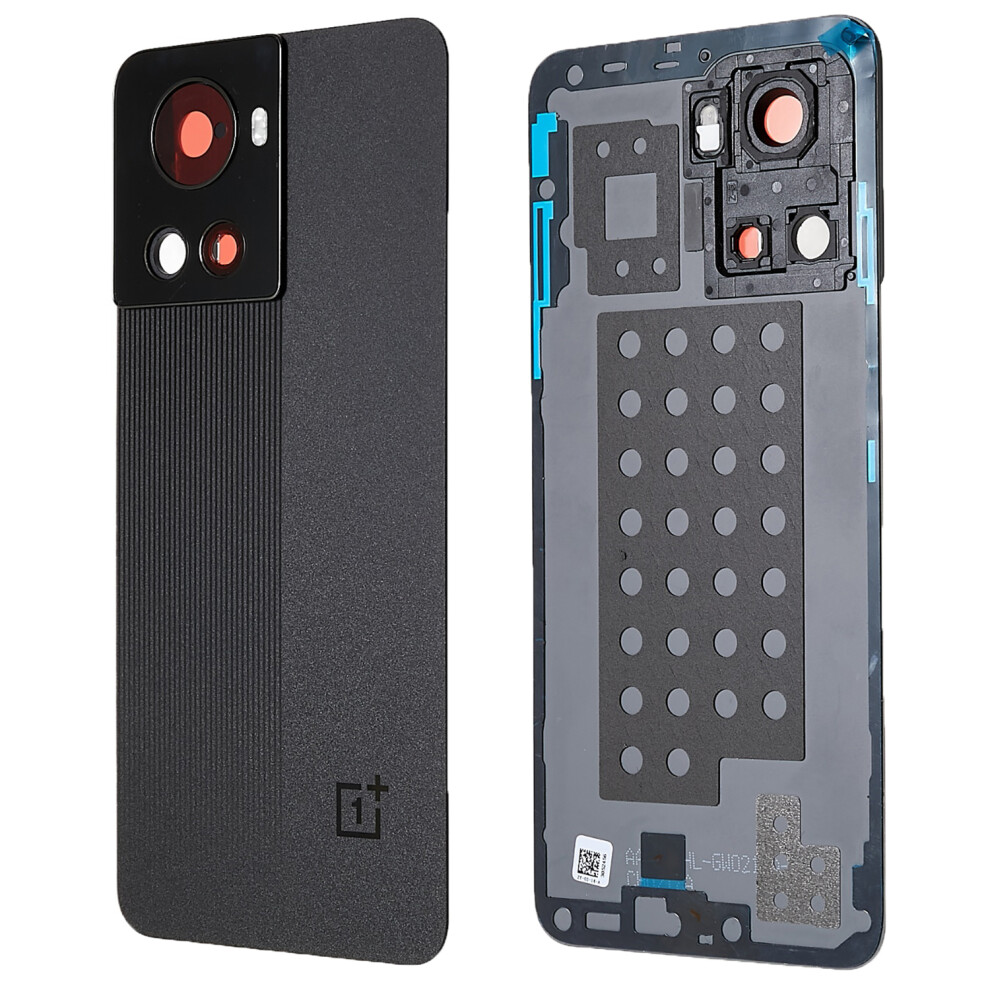 (Black) For Oneplus Ace 5G Oem Battery Housing With Adhesive Sticker+Camera Lens Cover Black 6914275339700