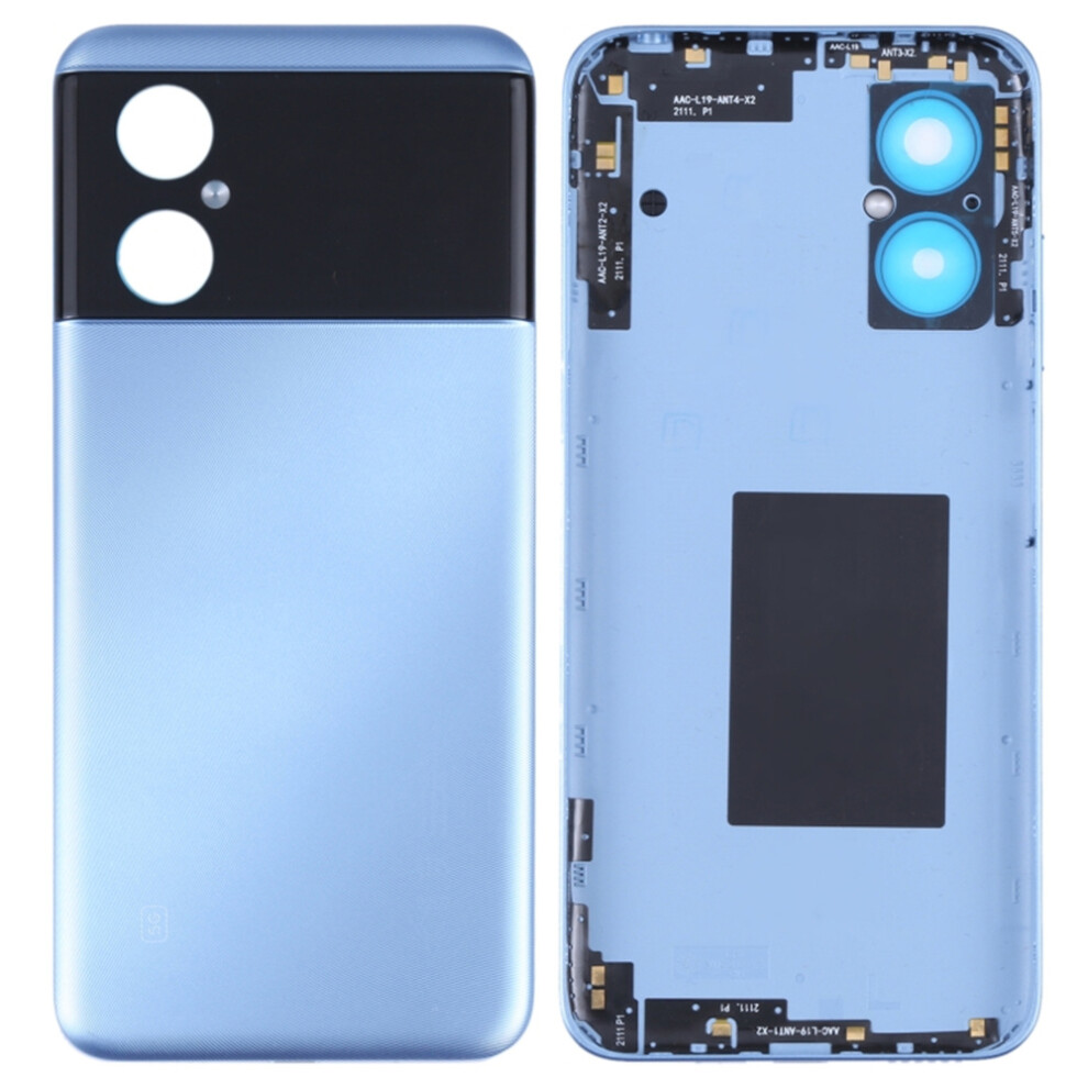(Blue) For Xiaomi Poco M4 5G/Poco M4 5G (India)/Redmi Note 11R 5G Oem Rear Housing Back Cover Replacement Blue 6914275457565