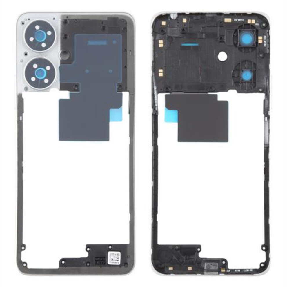 (Silver) For Xiaomi Redmi 13C 5G Oem Middle Housing Plate Frame Part (Without Logo) Silver 6914278132186