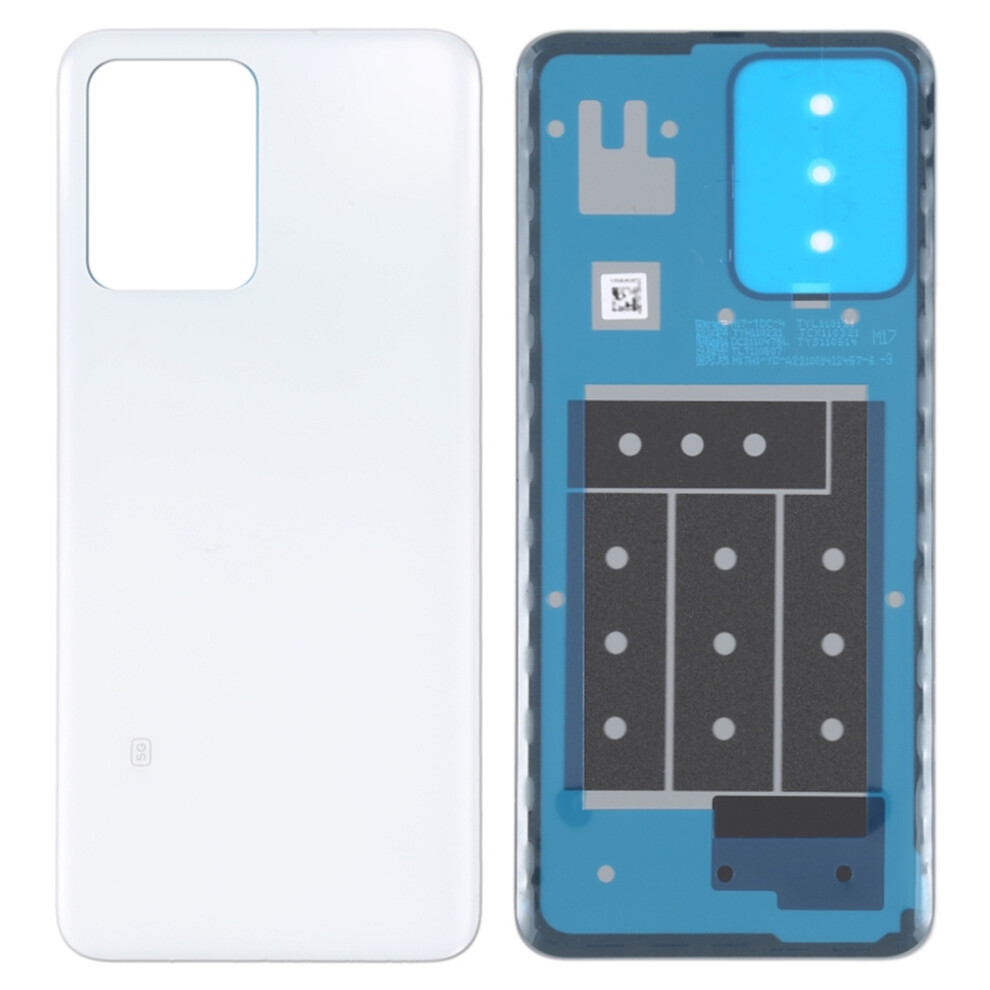 (White) For Xiaomi Redmi Note 12 5G (India)/(Global) Oem Rear Housing Back Cover Replacement White 6914274492475