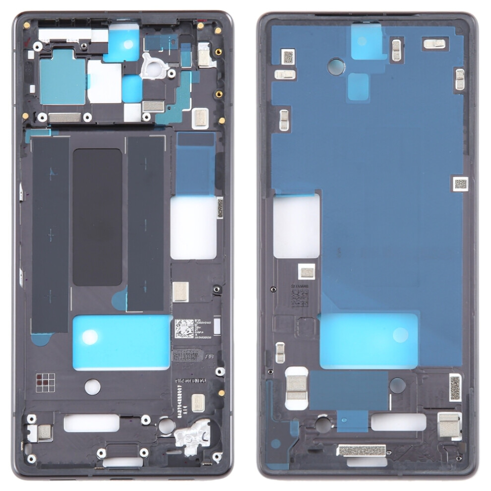 (Black) For Google Pixel 7A Oem Middle Plate Frame Replacement (Without Logo) Black 6914274942284