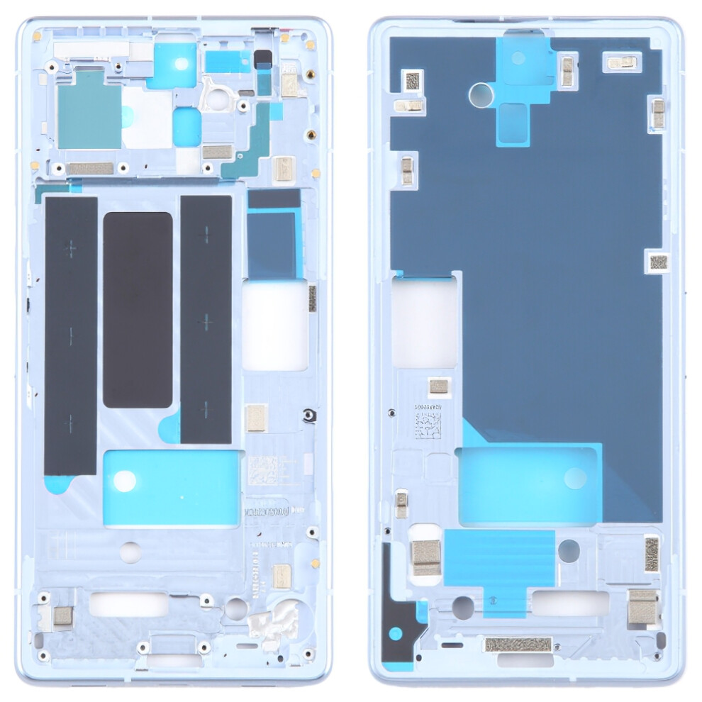 (Blue) For Google Pixel 7A Oem Middle Plate Frame Replacement (Without Logo) Blue 6914279692320