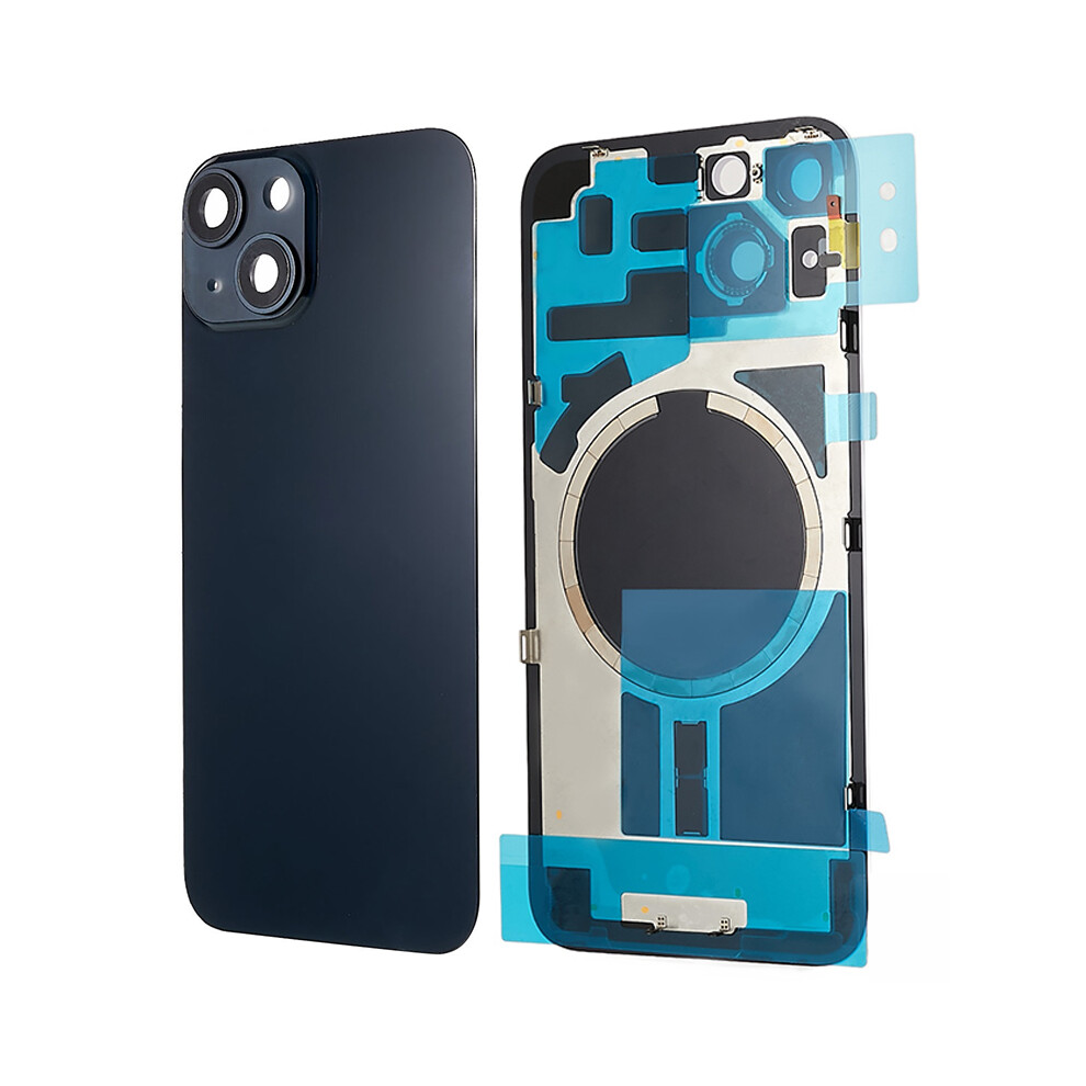(Black) For Iphone 14 Battery Housing With Bracket+Camera Lens Cover Replacement Part Black 6914270816602
