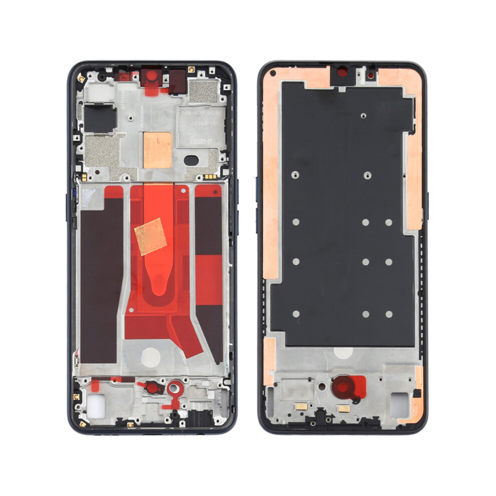 (Black) For Oppo Reno3 5G/Reno3 Youth/F15/Find X2 Lite/K7 (2020) Middle Plate Frame Repair Part (A-Side) (Without Logo) Black 6914279602060
