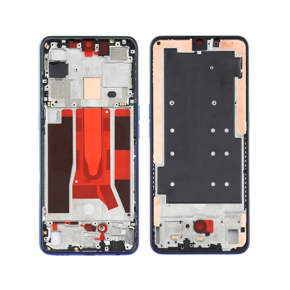 (Blue) For Oppo Reno3 5G/Reno3 Youth/F15/Find X2 Lite/K7 (2020) Middle Plate Frame Repair Part (A-Side) (Without Logo) Blue 6914274241820