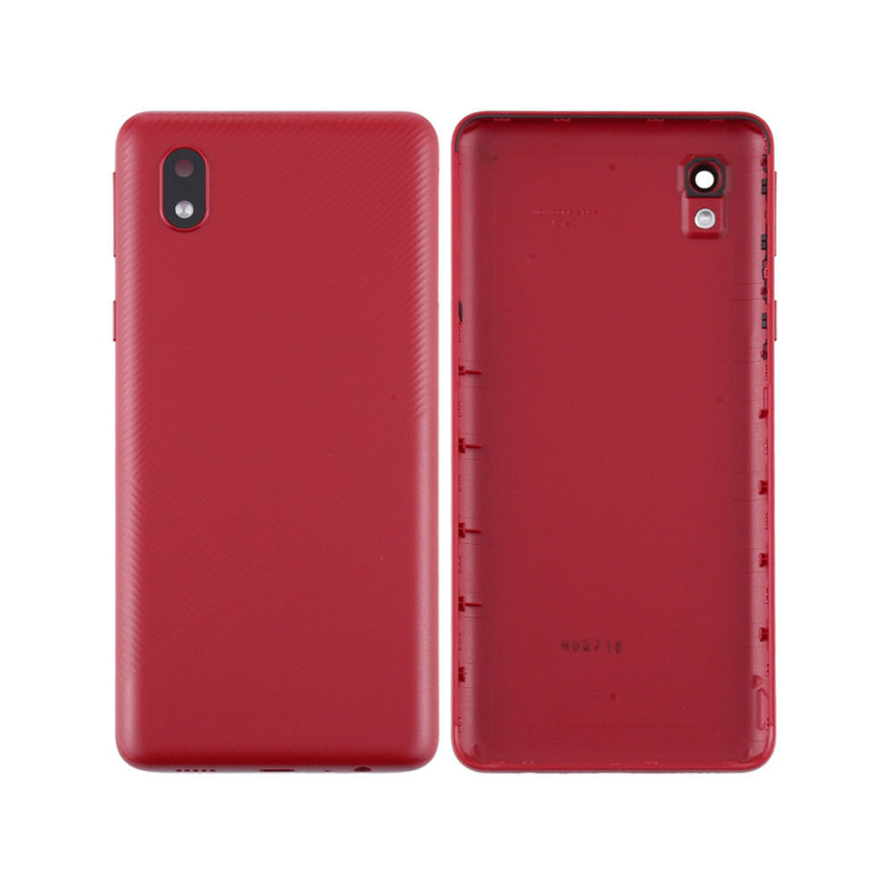 (Red) For Samsung Galaxy A01 Core A013 Battery Housing With Camera Lens Cover Red 6914276745357