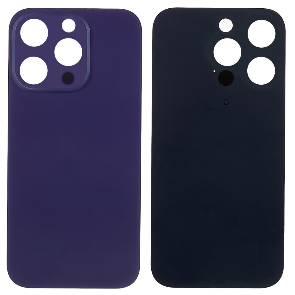 (Purple) For Iphone 14 Pro Battery Housing Cover Repair Part (Without Logo) Purple 6914276815487