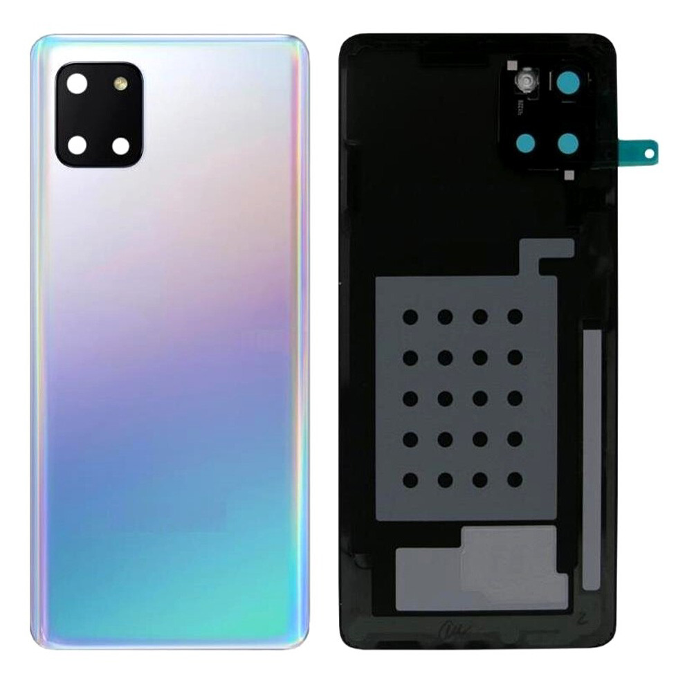 (Silver) For Samsung Galaxy Note10 Lite 4G N770 Battery Housing With Adhesive Sticker+Camera Lens Cover Silver 6914279962584